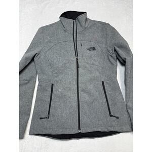 The North Face Apex Barrier Soft Shell Windwall Jacket, Womens Med Gray Gorp